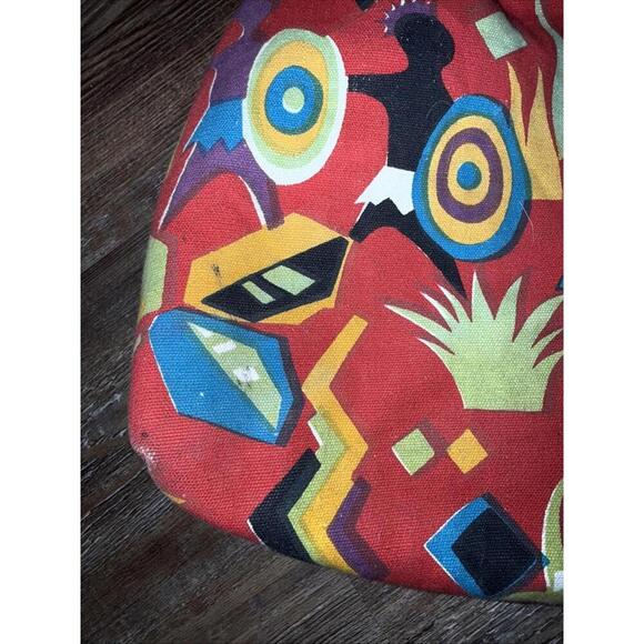 Sun N Sand Vintage Large Doctors Cotton Rhino Handbag Tribal Buckle Bag - Picture 12 of 15